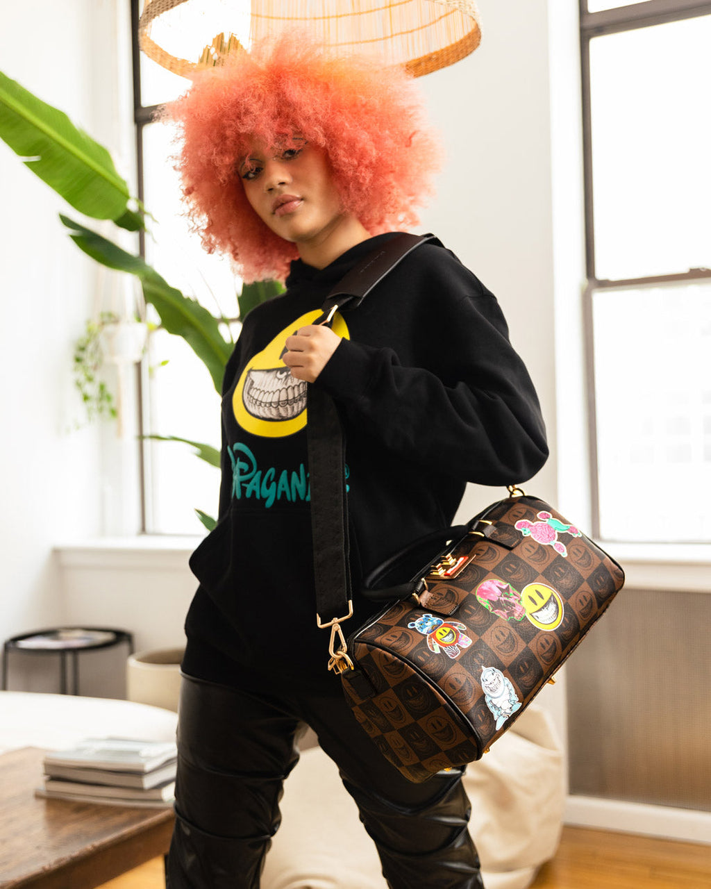 Global Mogul Popaganda Ron English Edition Mini Duffle - Image 2