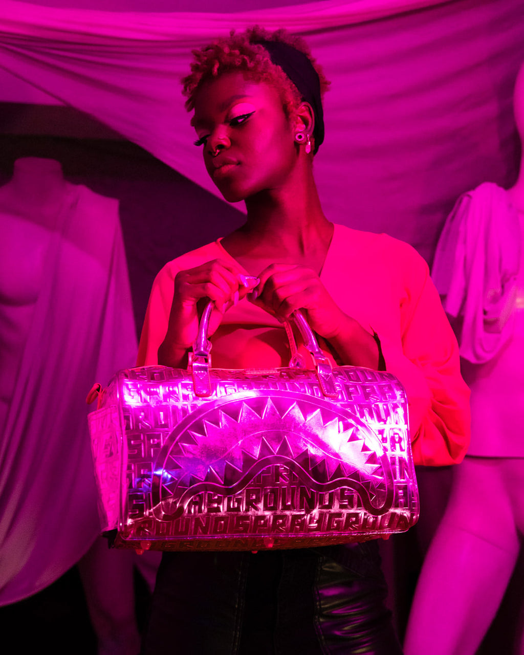 Infiniti Pink Diamond Mini Duffle - Image 2