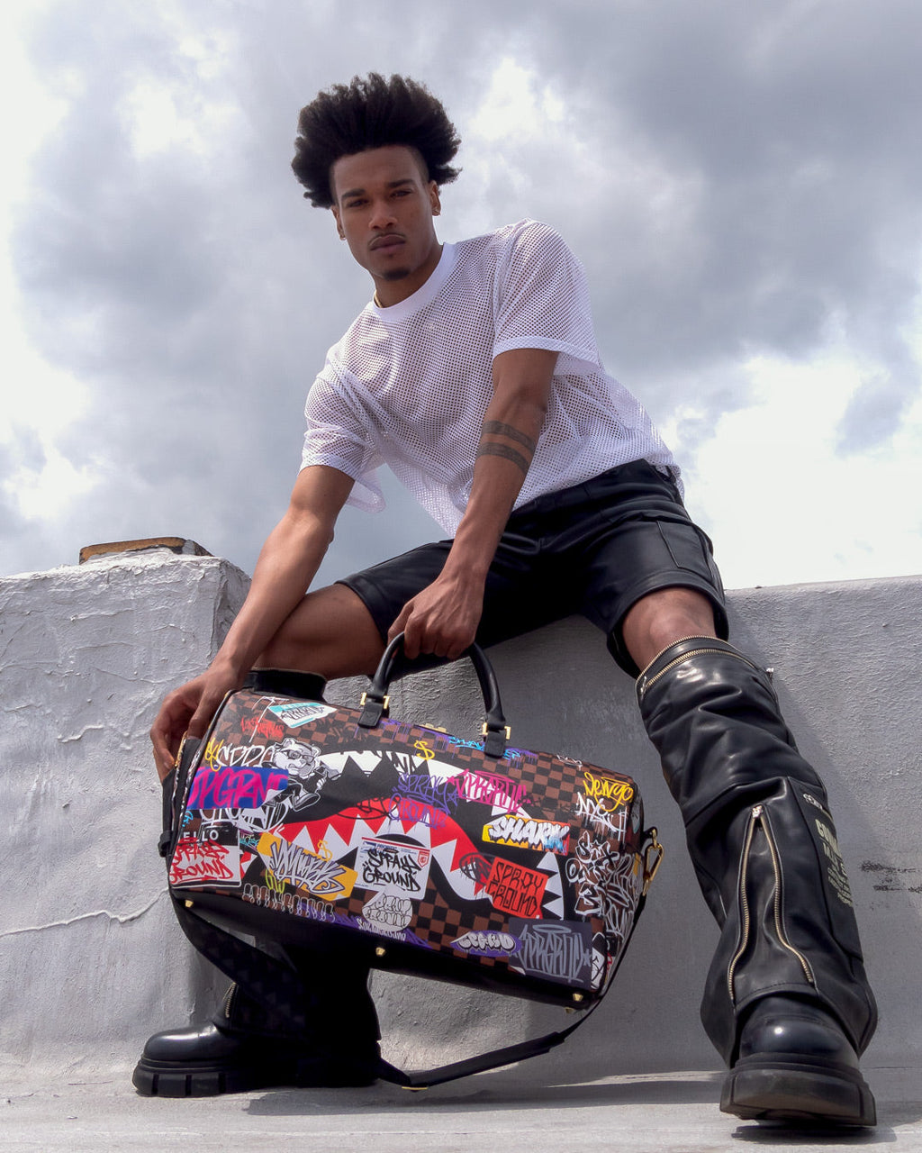 Sharks in Paris the Rizz Duffle - Image 2