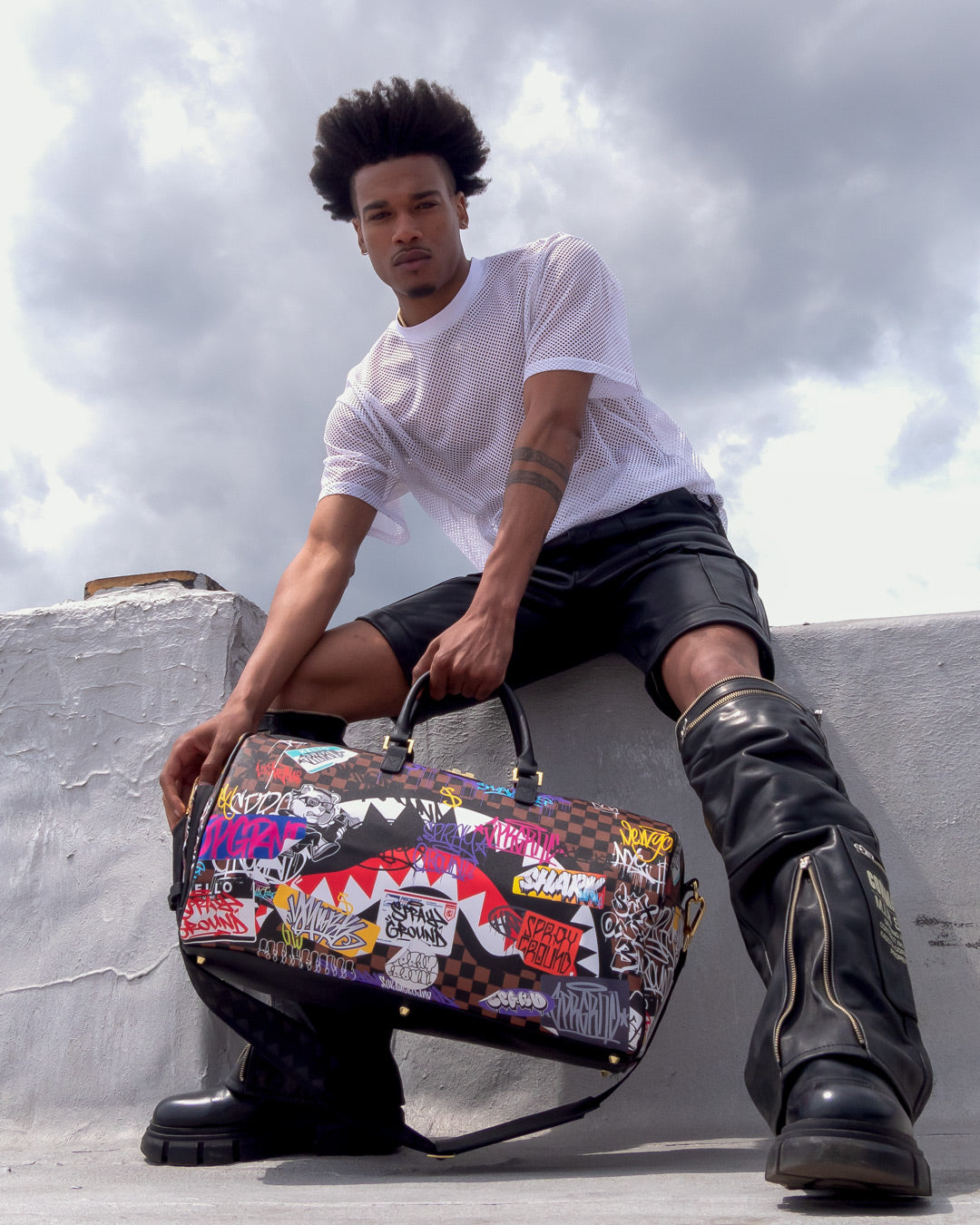 Sharks in Paris the Rizz Duffle - Image 2