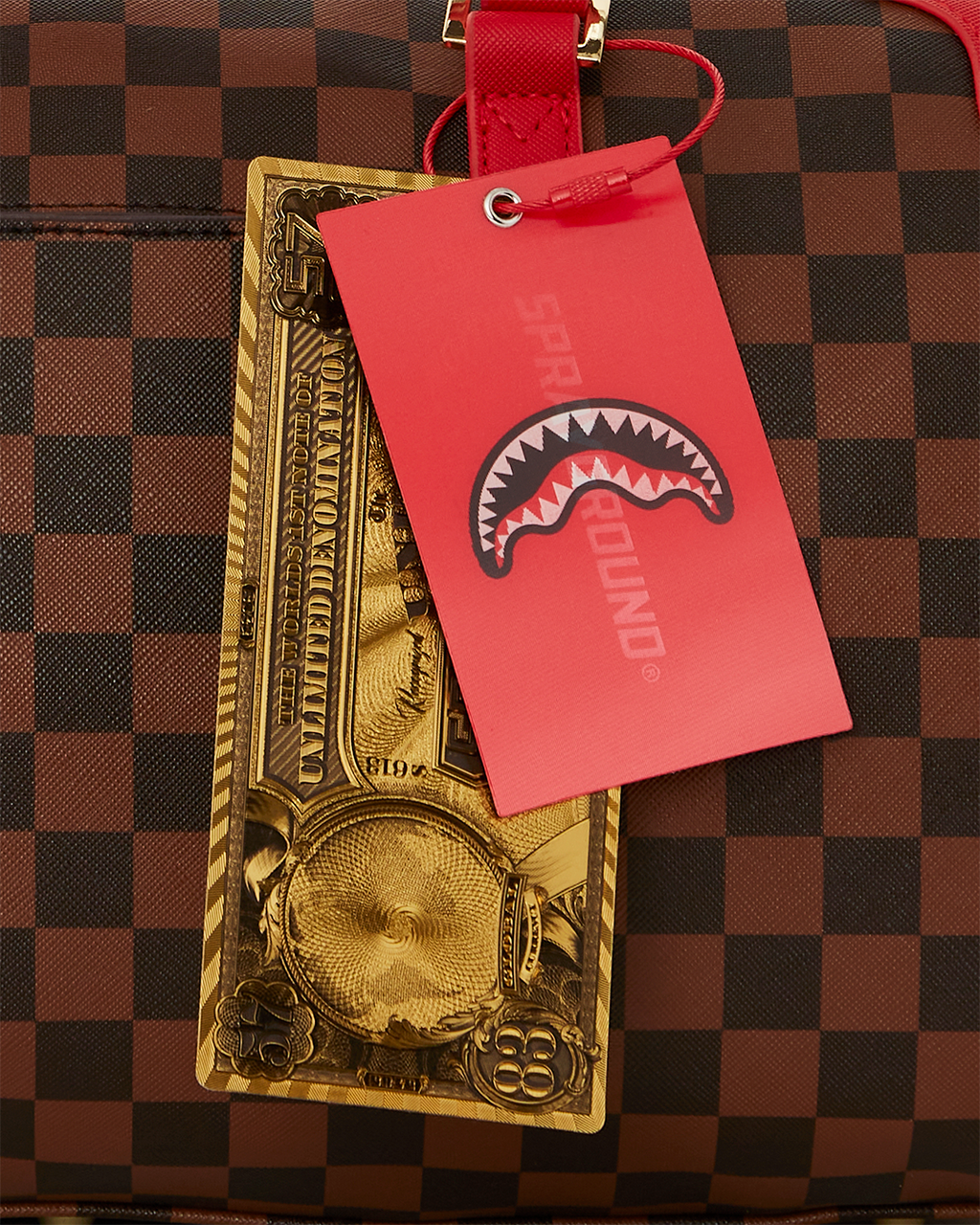 All or Nothing Sharks in Paris Mini Duffle - Image 15