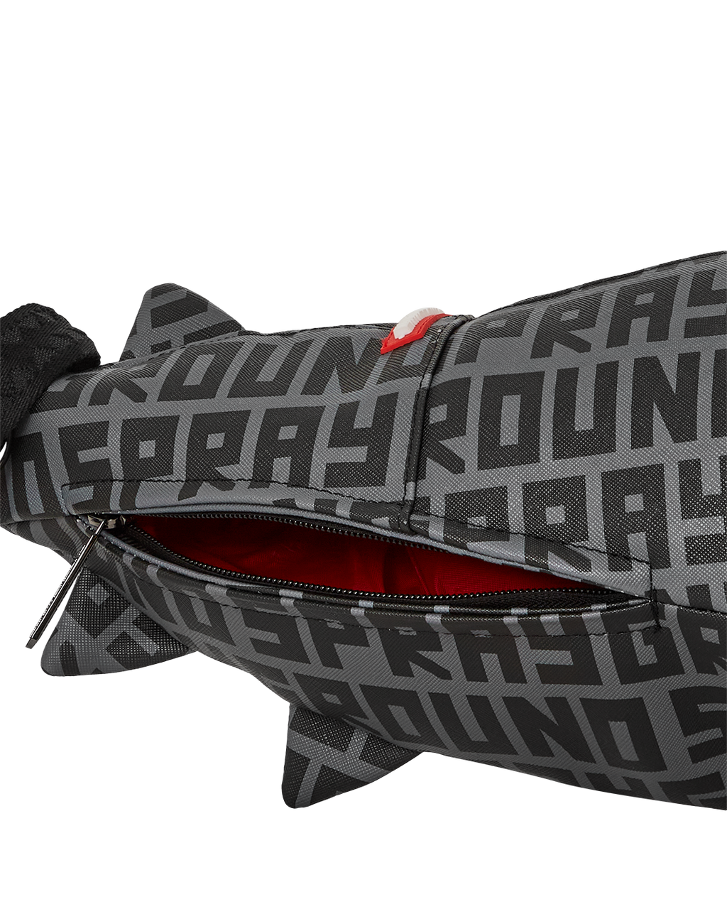 Sharkfinity Stealth Pilot Shark Shape Duffle - Image 11