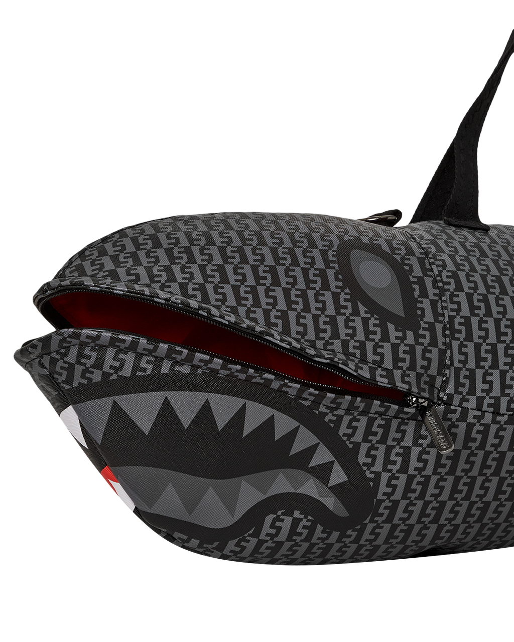 Sharkfinity Stealth Pilot Shark Shape Duffle - Image 12