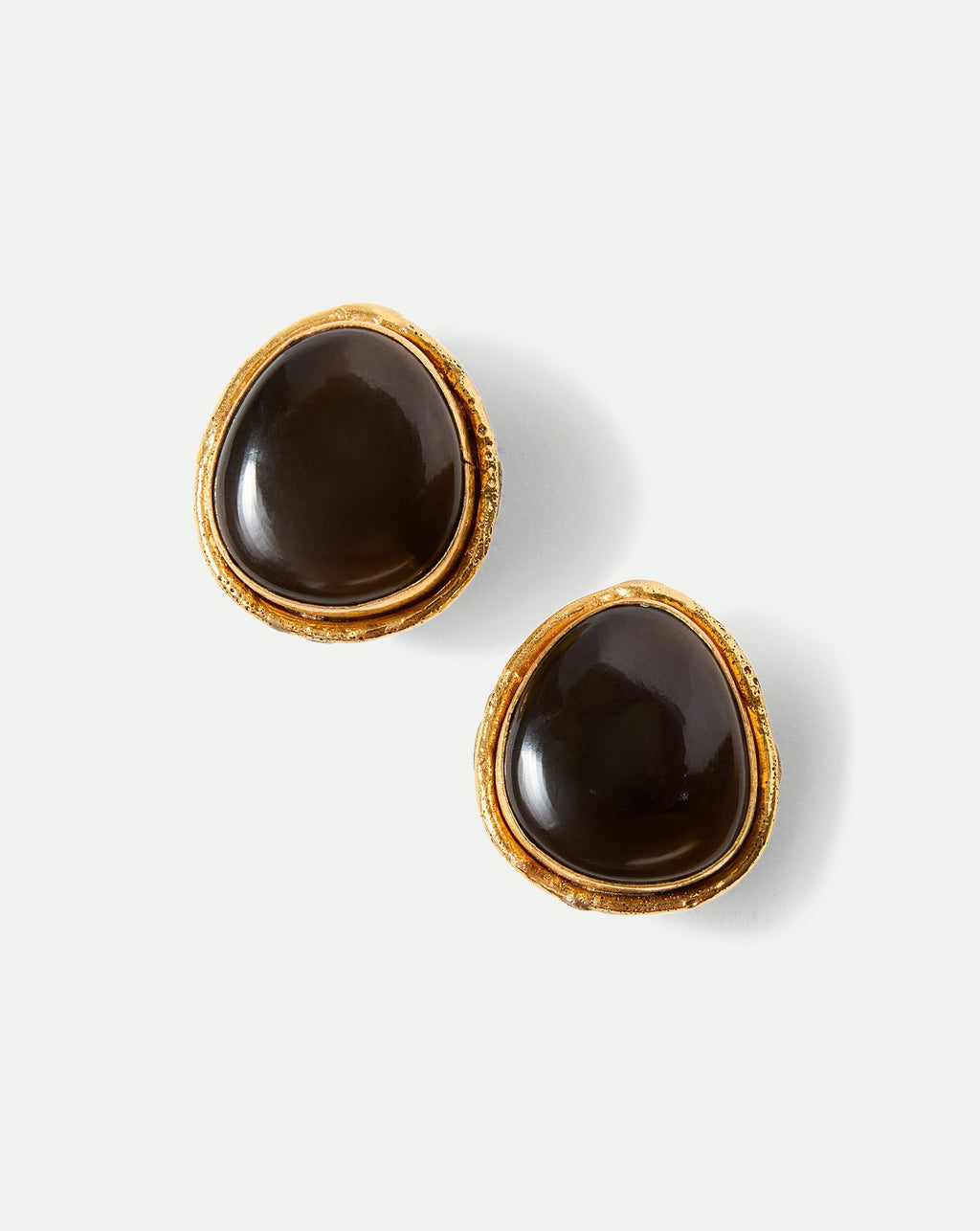 Macaroon Smoky Quartz Earring