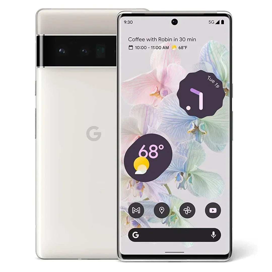 Google Pixel 6 Pro - 5G 6.71" AMOLED - Unlocked Smartphone with Advanced Pixel Camera and Telephoto Lens - 128GB - Cloudy