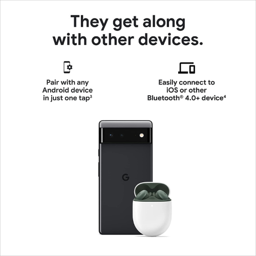 Google Pixel Buds A-Series Wireless Earbuds - White - Image 7