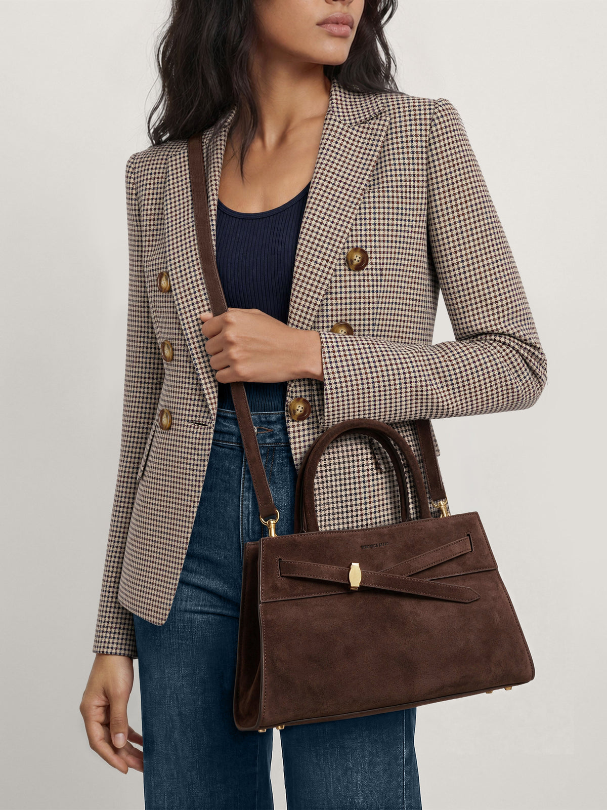 Veronica Beard Suede Dash Bag - Image 6