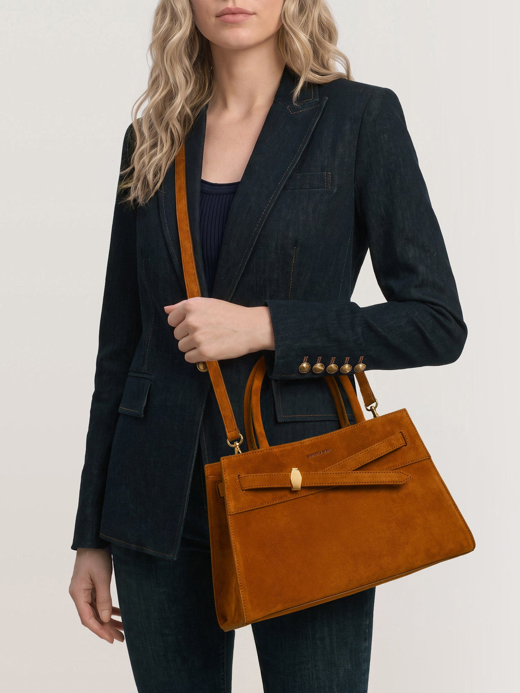 Veronica Beard Suede Dash Bag - Image 6