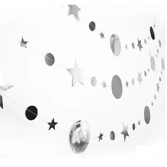 Christmas Retro Night Lights - silver