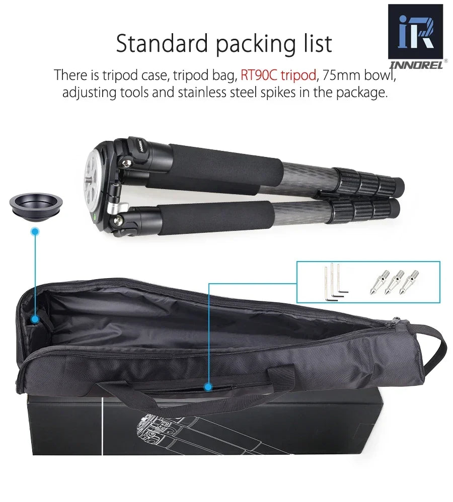 Innorel RT90C (LT404C) Heavy Duty Tripod - Image 31