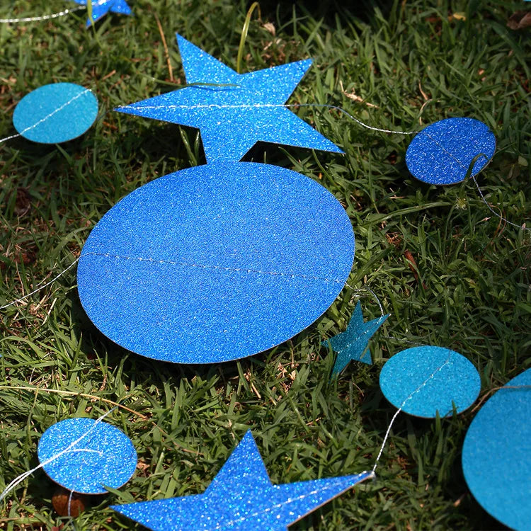 Christmas Retro Night Lights - Navy blue