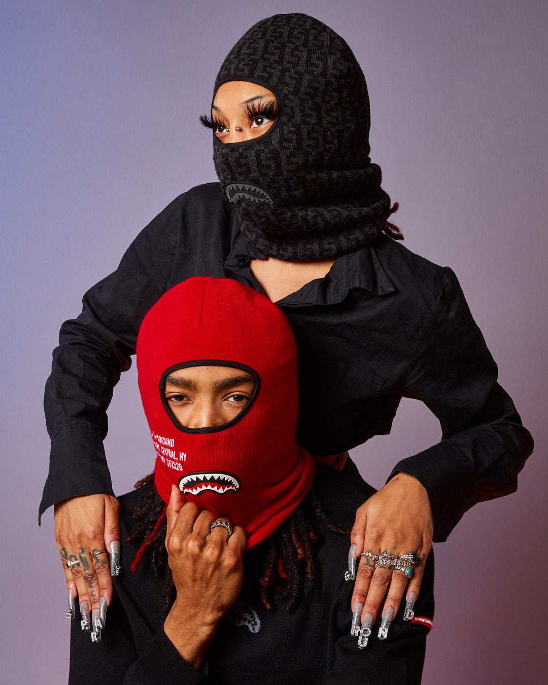 Shark Central Ski Mask (Red) - Image 6