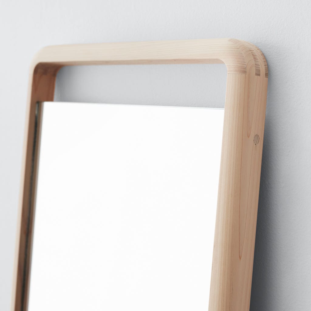 Hinoki Wood Floor Mirror - Image 5