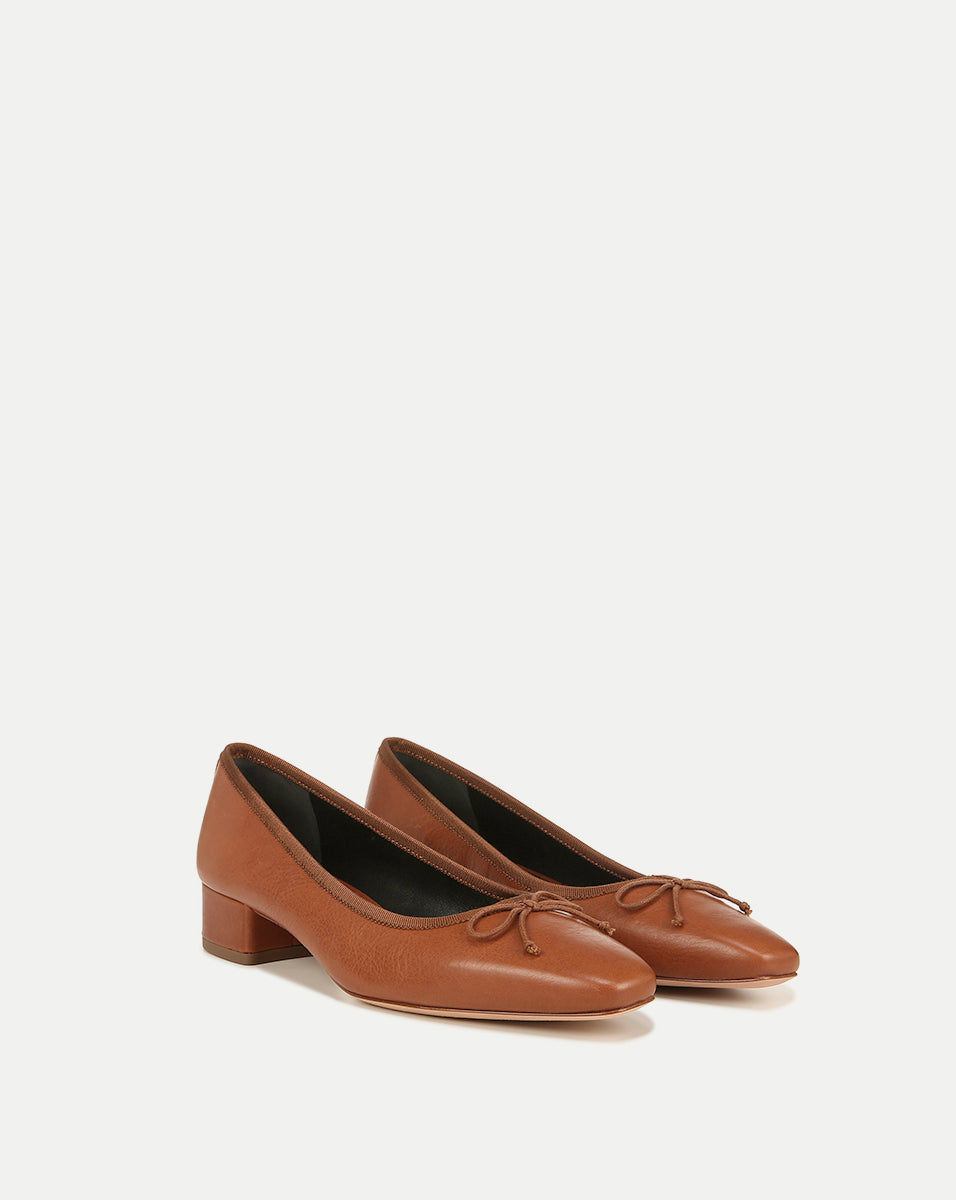 Cecile Leather Ballet Pump - Image 2