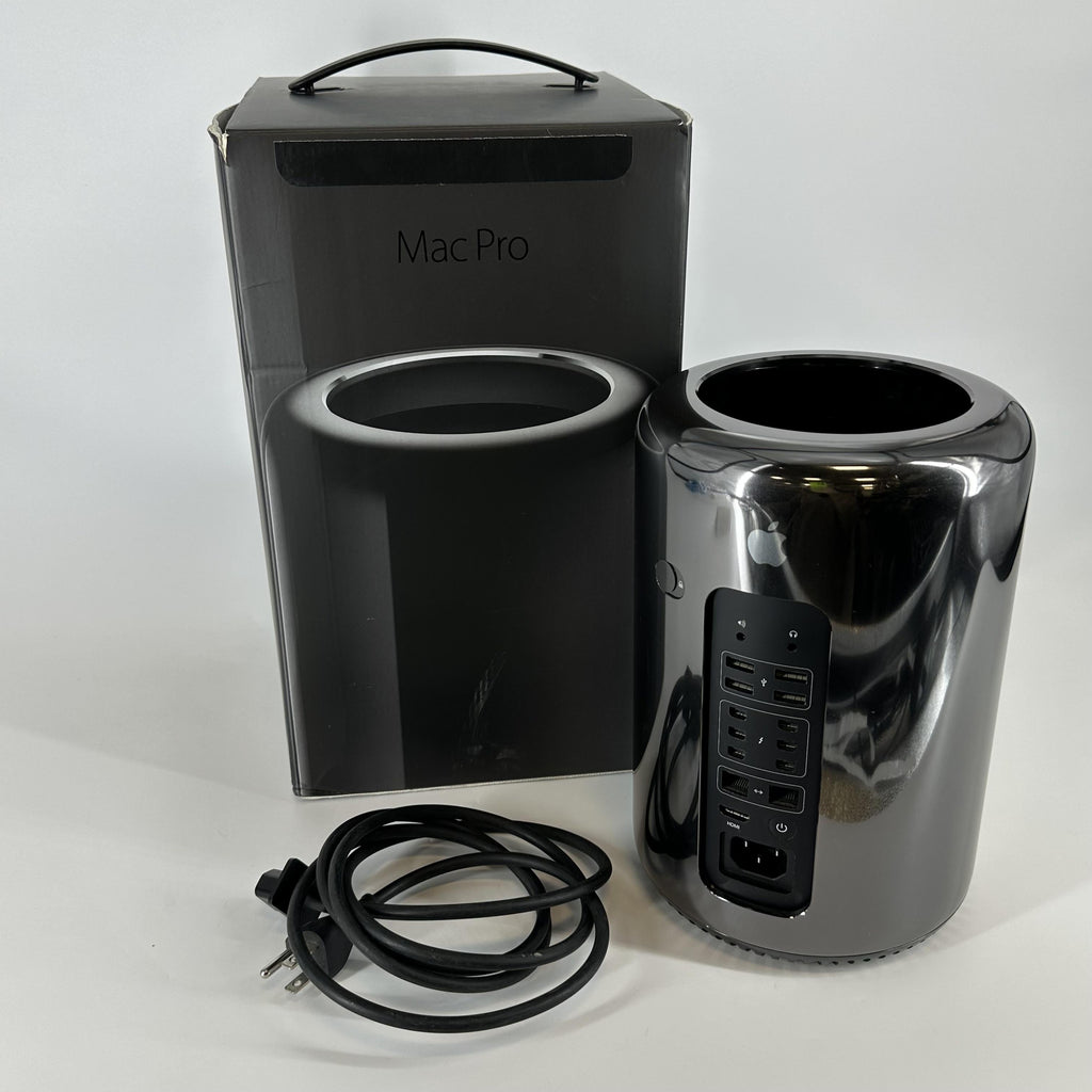 Apple Mac Pro Late 2013 Black 3.5 GHz 6-Core Intel Xeon E5 64GB RAM 512GB Solid State Drive AMD FirePro D500 3 GB
