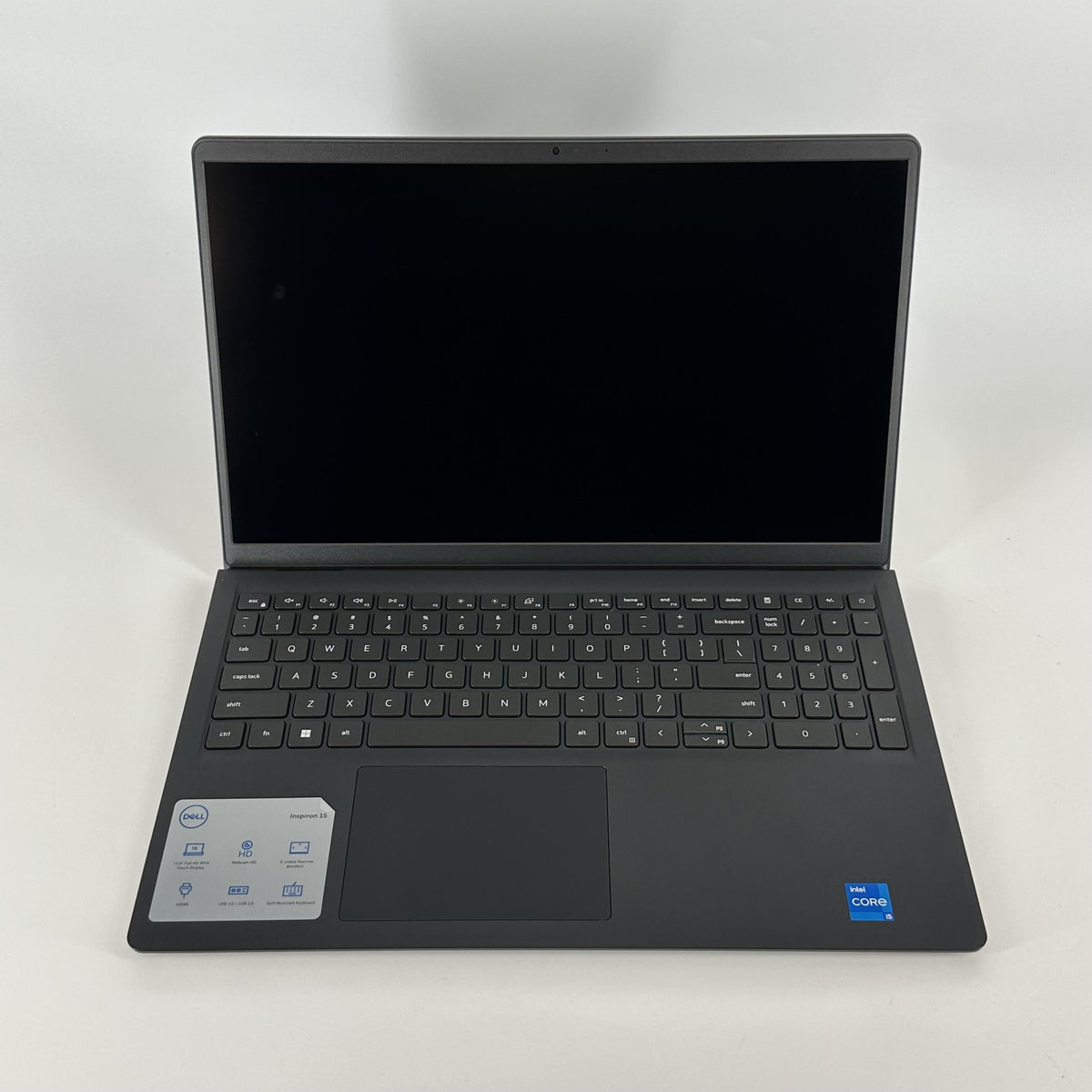 Dell Inspiron 3520 15.6 Black 2.5 GHz Intel Core i5 11th Gen. 16GB RAM 512GB Solid State Drive