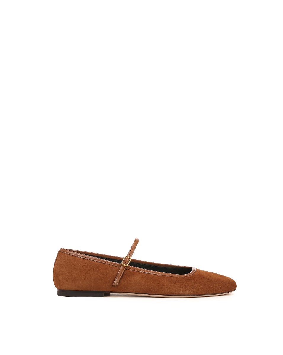 Ellie Suede Flat - Image 6