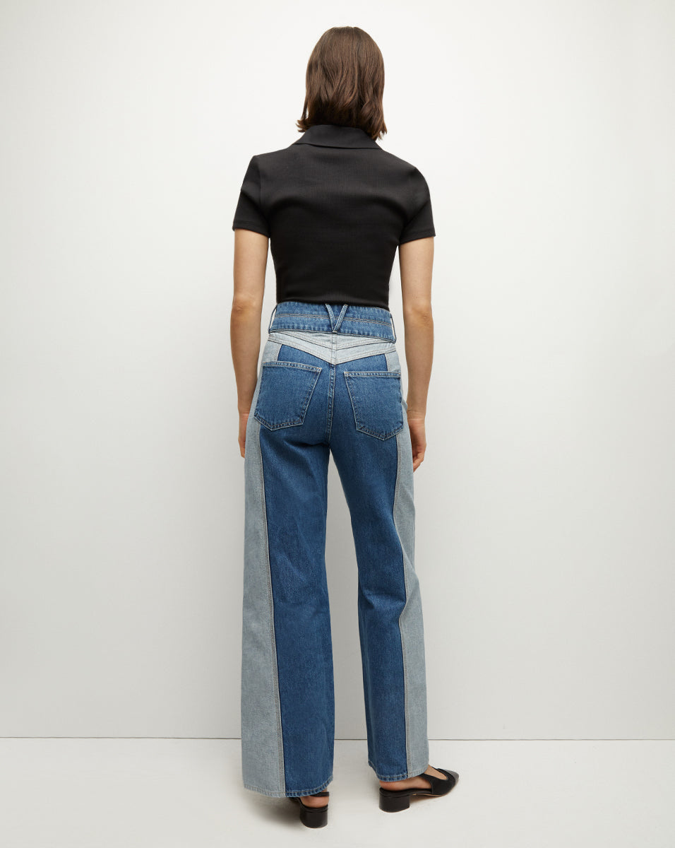Taylor Two-Tone Wide-Leg Jean - Image 3