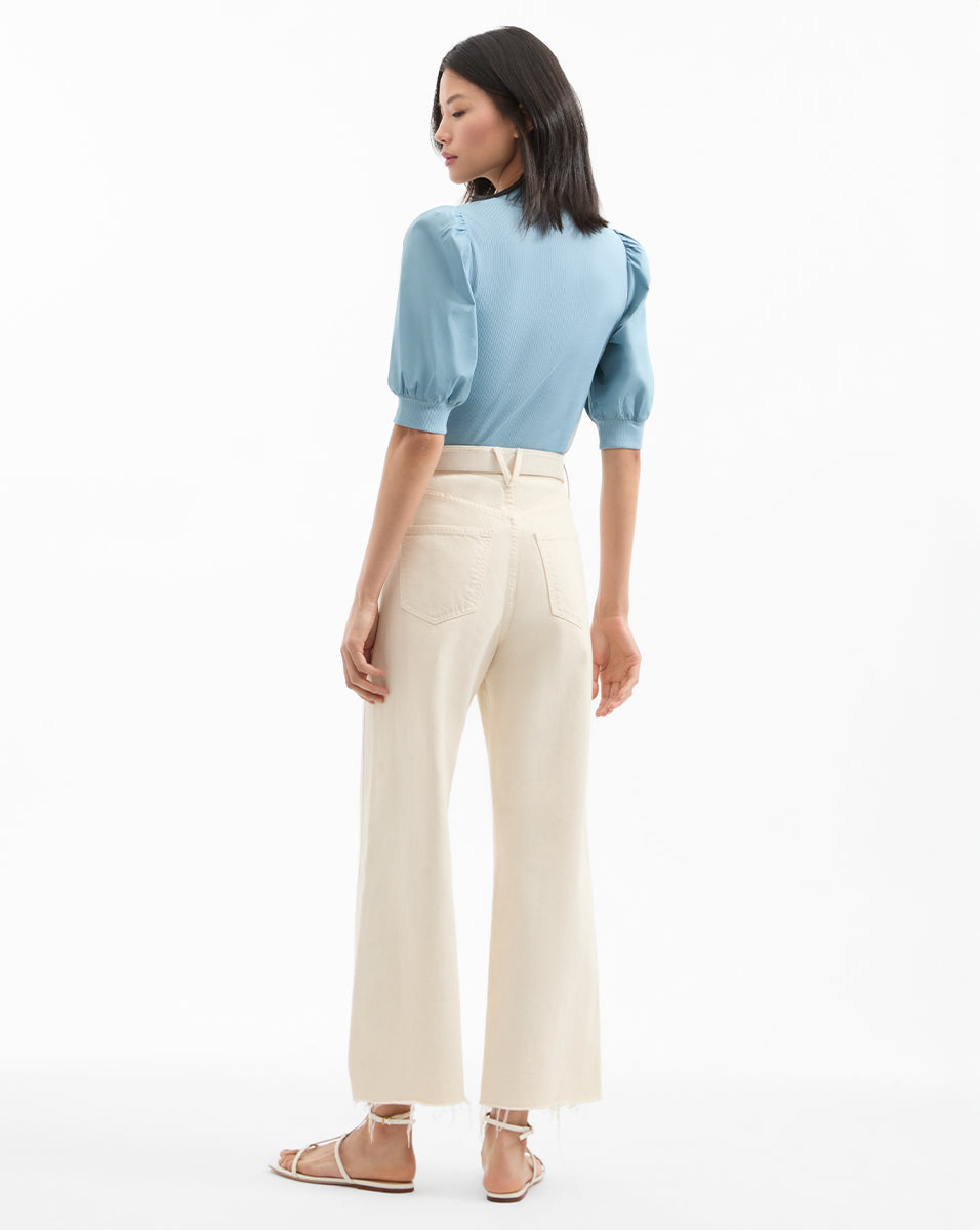 Coralee Puff-Sleeve Tee - Image 4