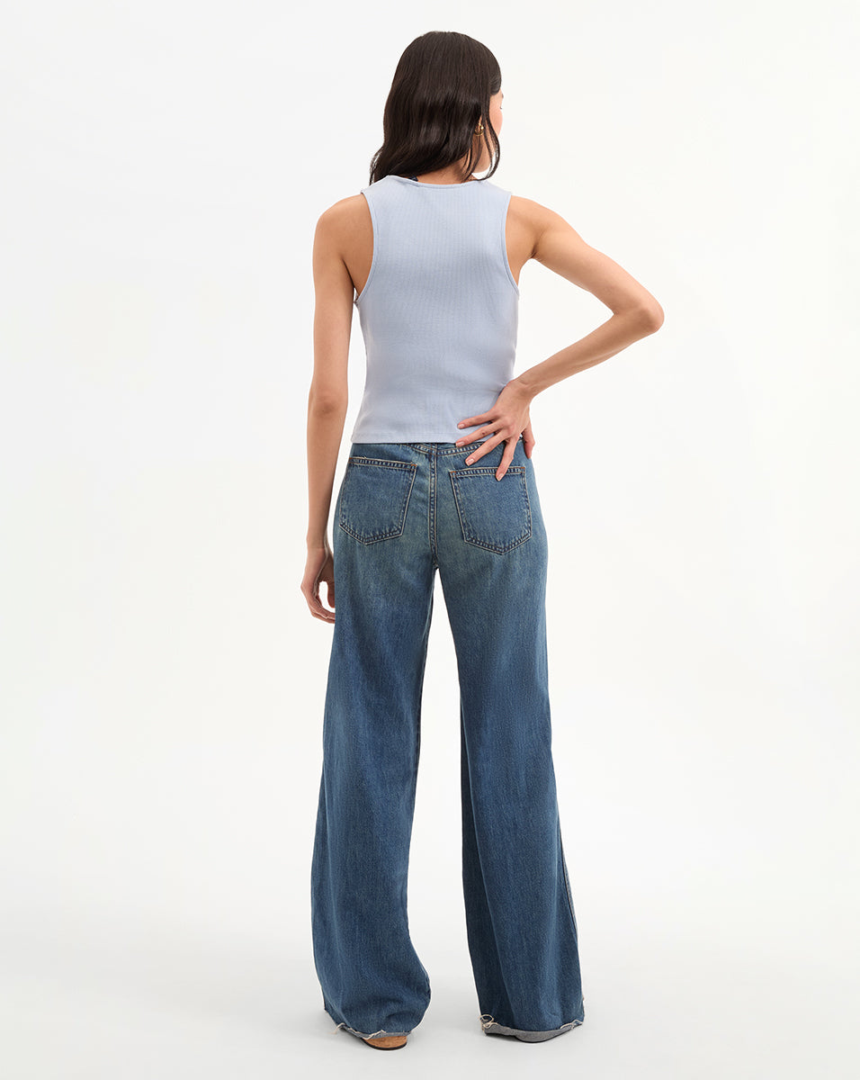 Hoorne Button-Down Tank Top - Image 4
