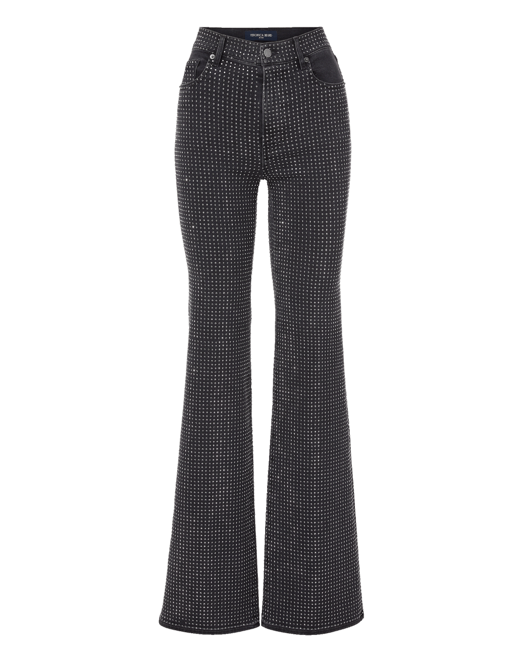 Crosbie Rhinestone Slim Wide-Leg Jean - Image 7