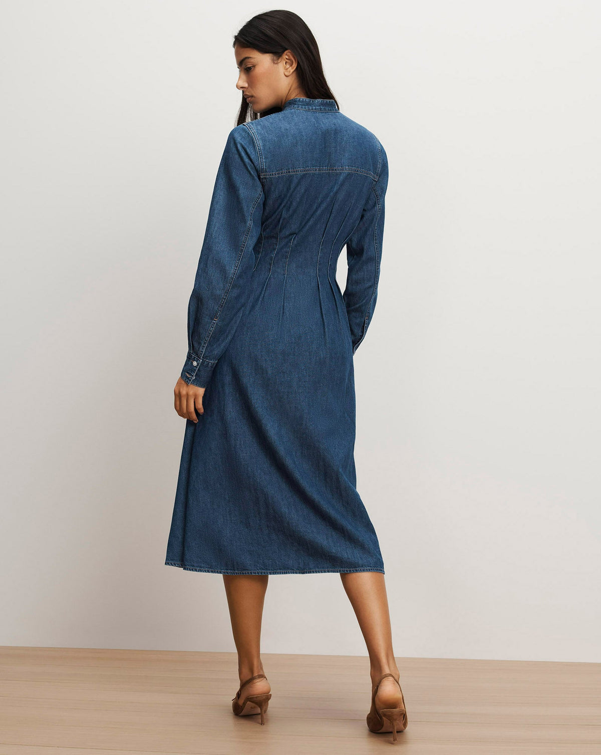 Arcadia Denim Shirtdress - Image 4
