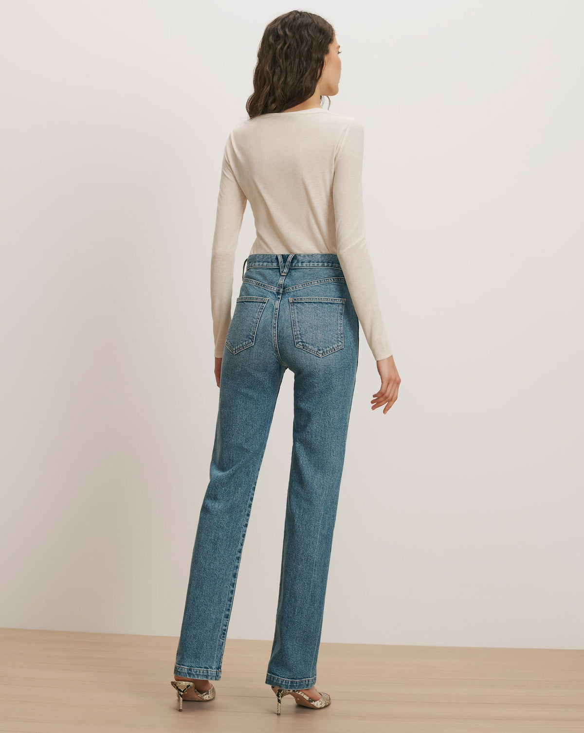 Dylan Patch-Pocket Straight-Leg Jean - Image 5