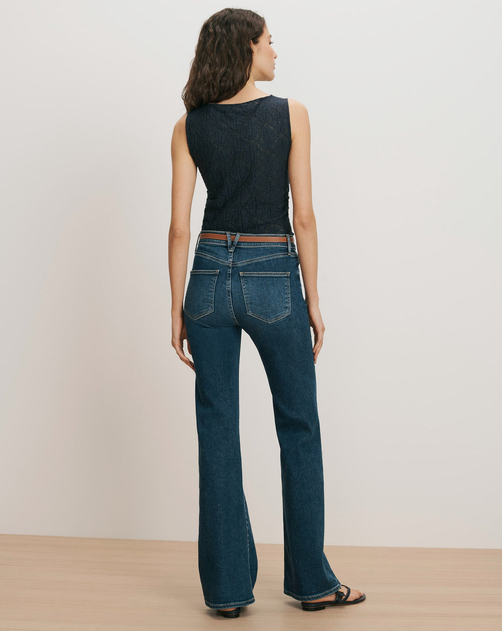 Crosbie Mid-Rise Slim Wide-Leg Jean - Image 5