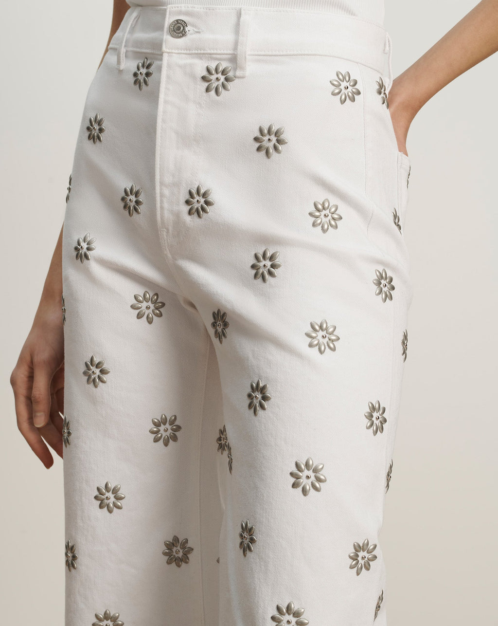 Grant Studded Wide-Leg Jean - Image 6