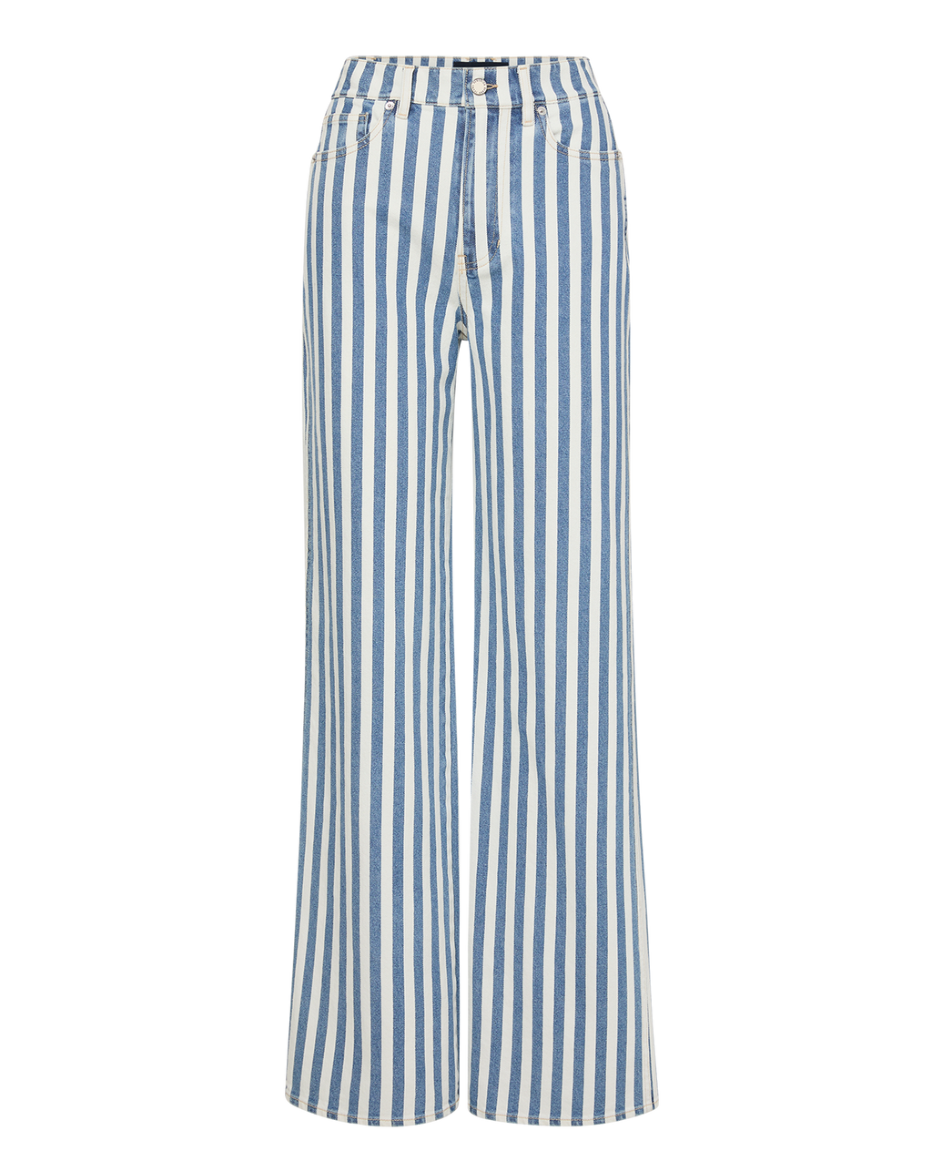 Taylor Striped Wide-Leg Jean - Image 6