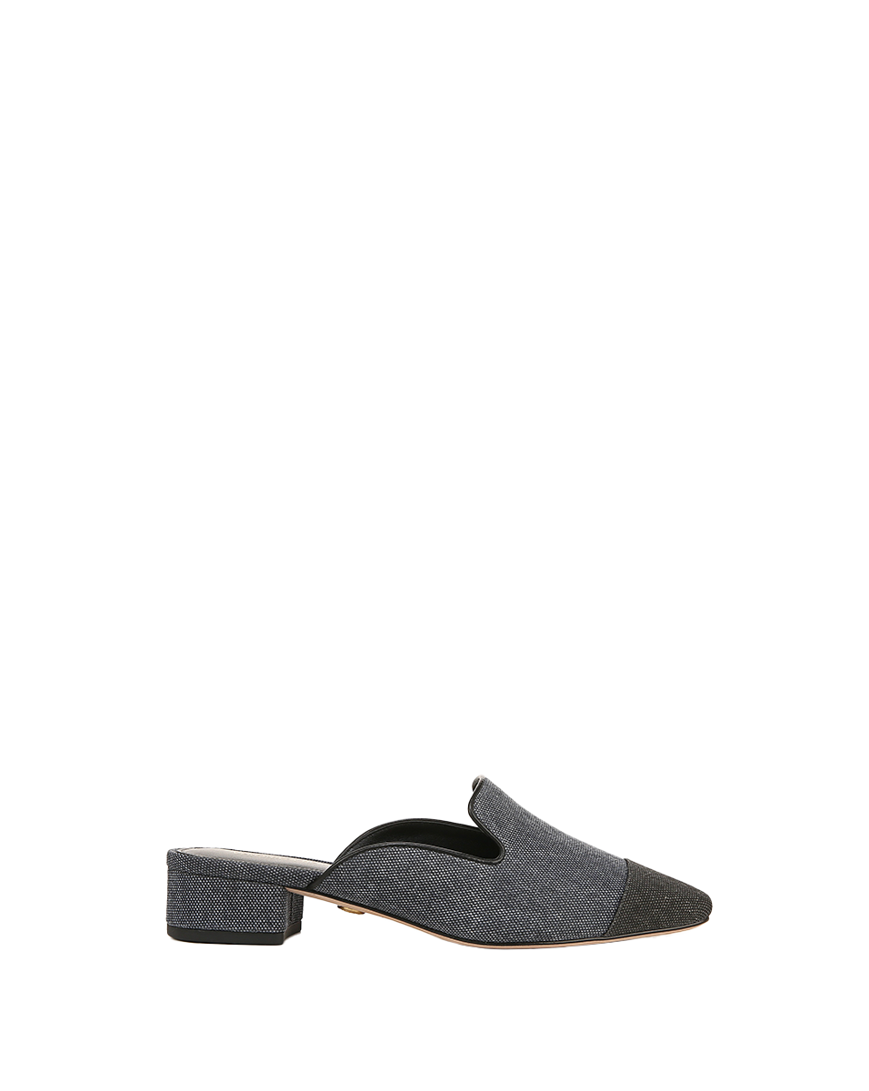 Cecile Denim Cap-Toe Mule - Image 5