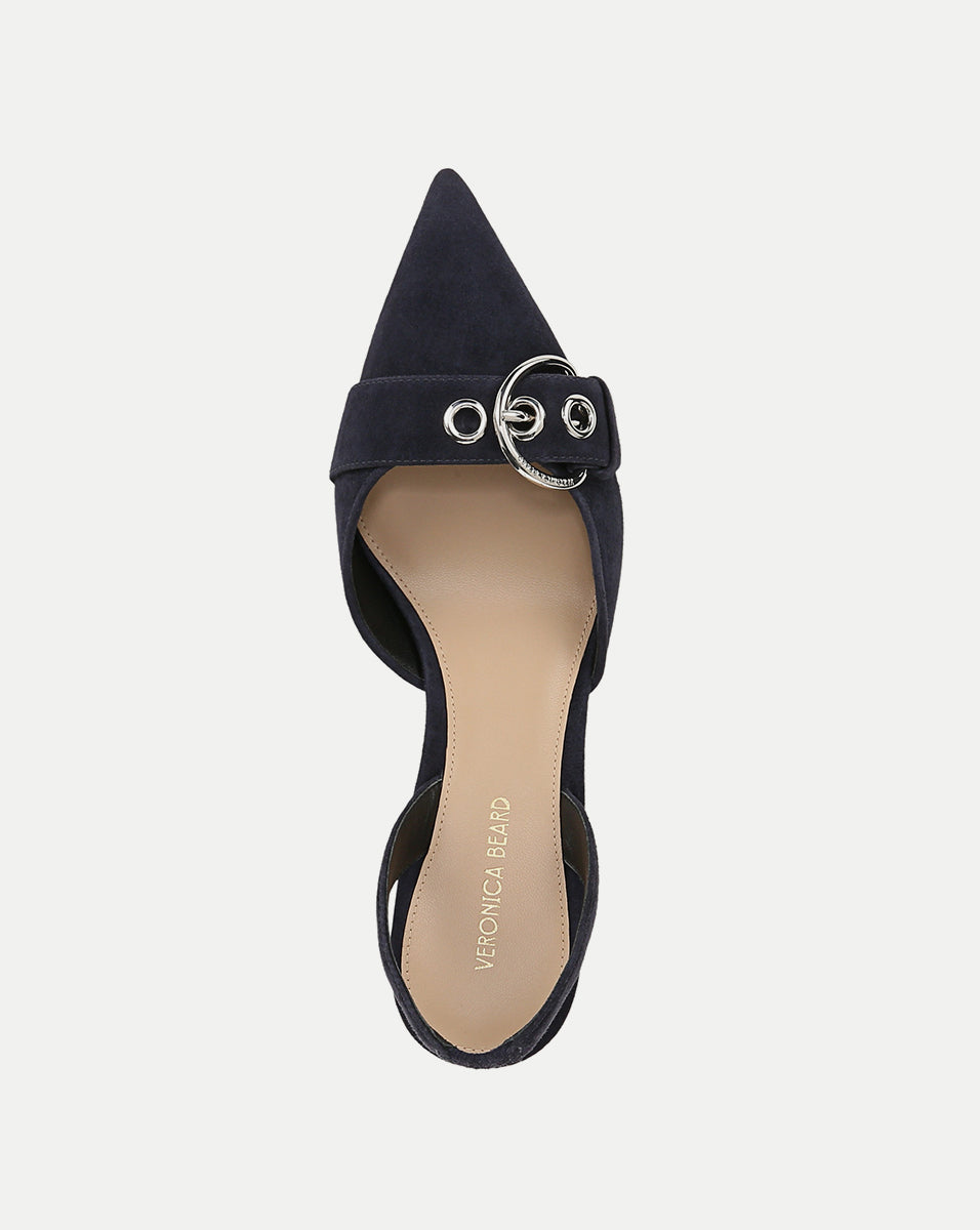Roxy Suede Slingback Pump - Image 4