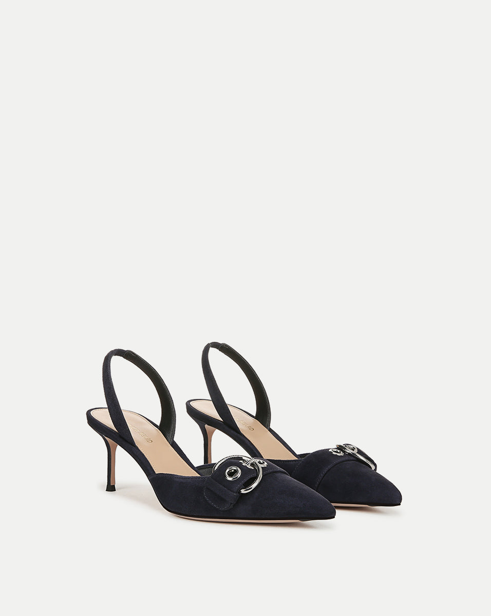 Roxy Suede Slingback Pump - Image 3