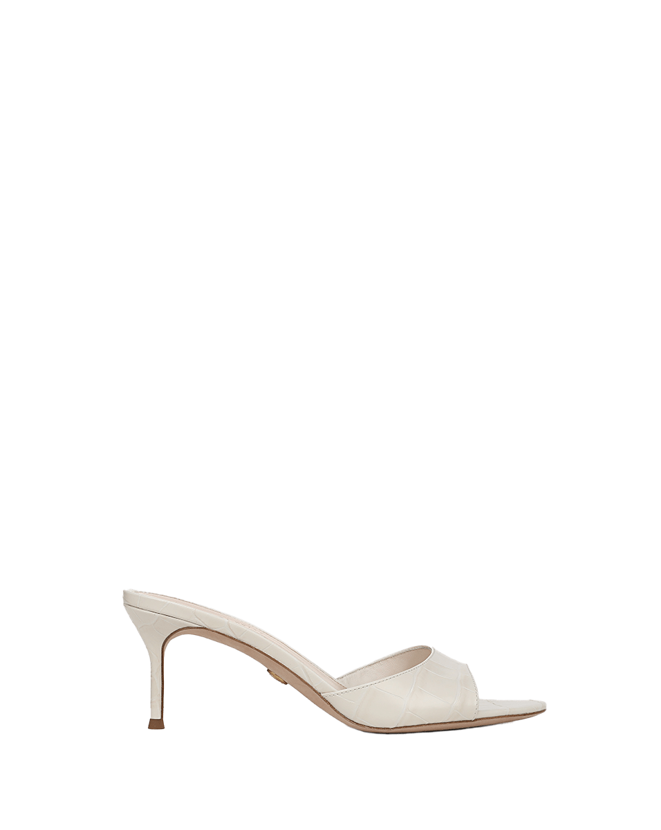 Tia Croc-Embossed Sandal - Image 8