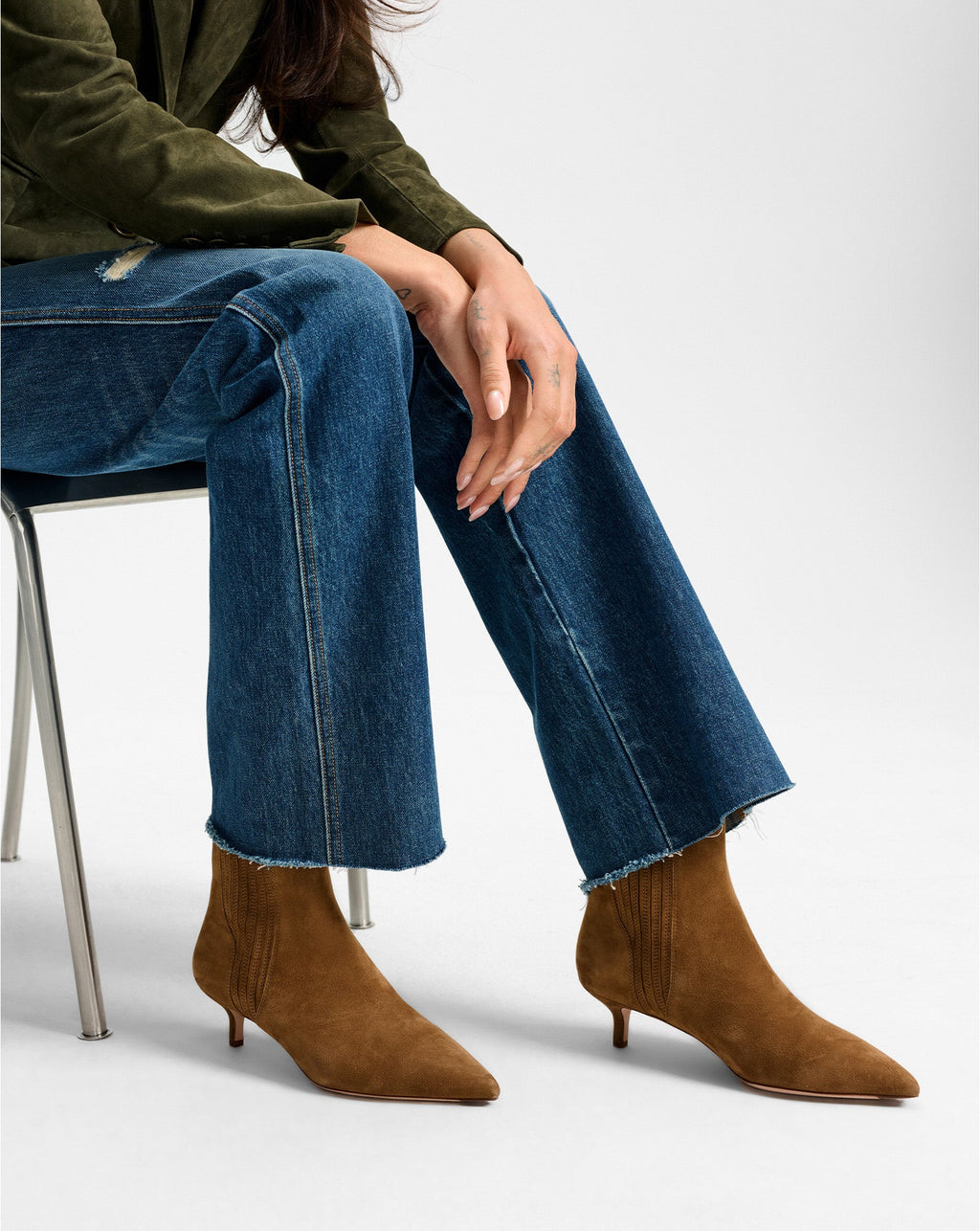 Lisa Kitten-Heel Ankle Boot - Image 2