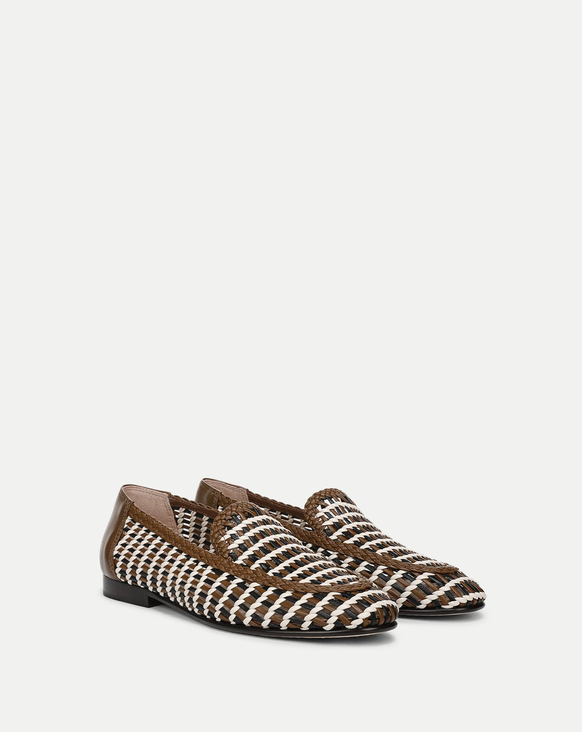 Prilla Woven Leather Loafer - Image 3