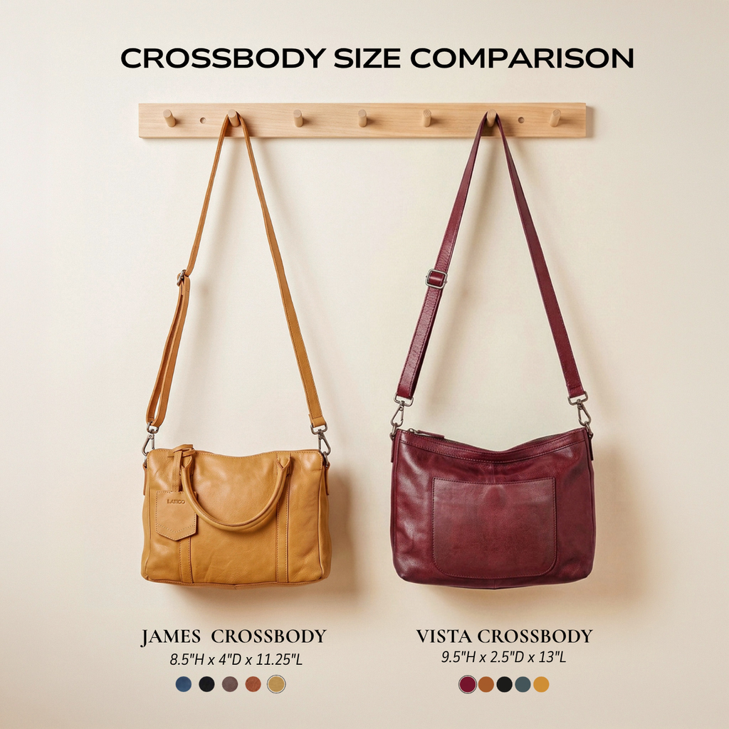 Vista Leather Crossbody Bag - Image 3