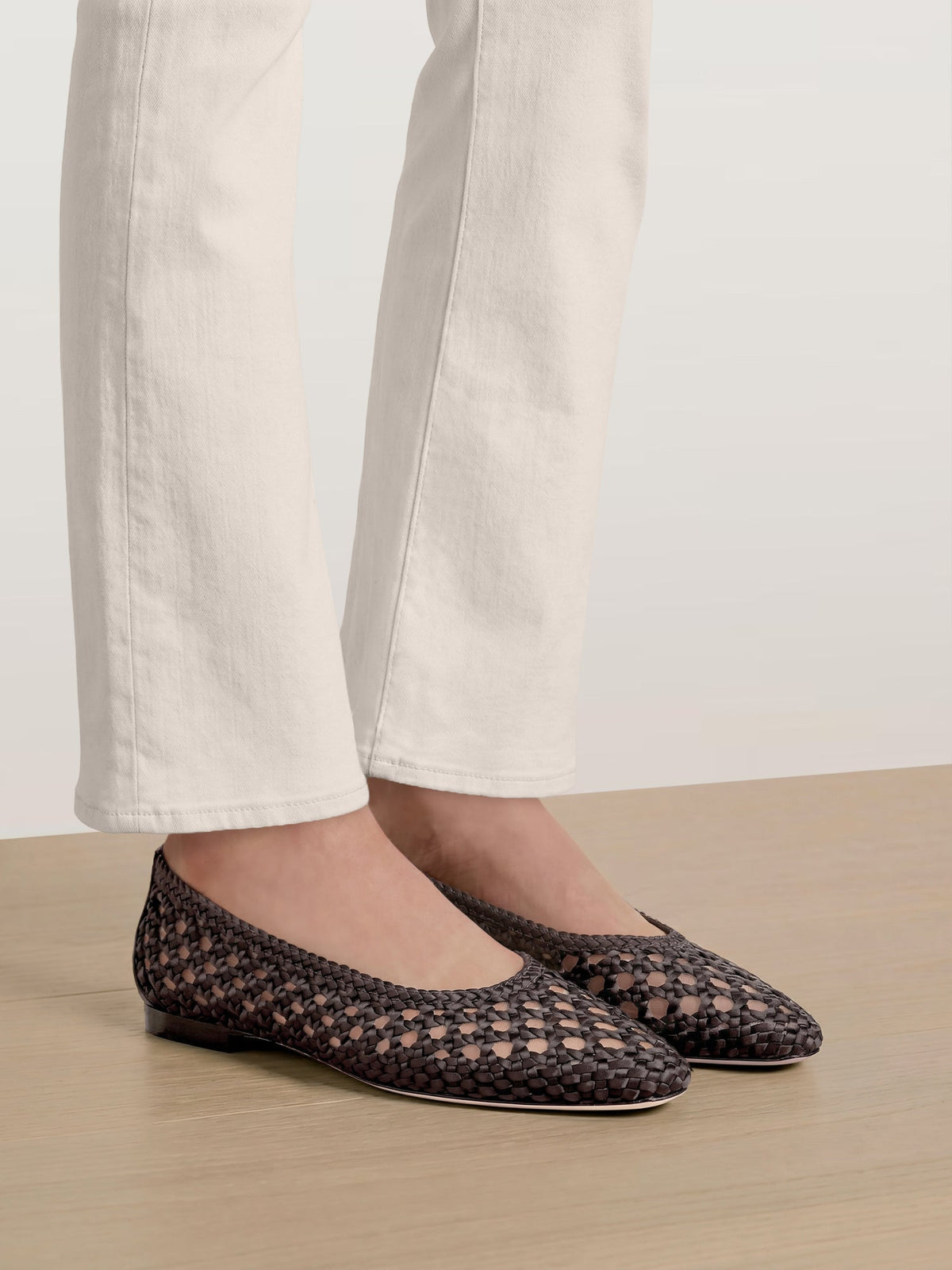 Cienna Woven Satin Flat - Image 2