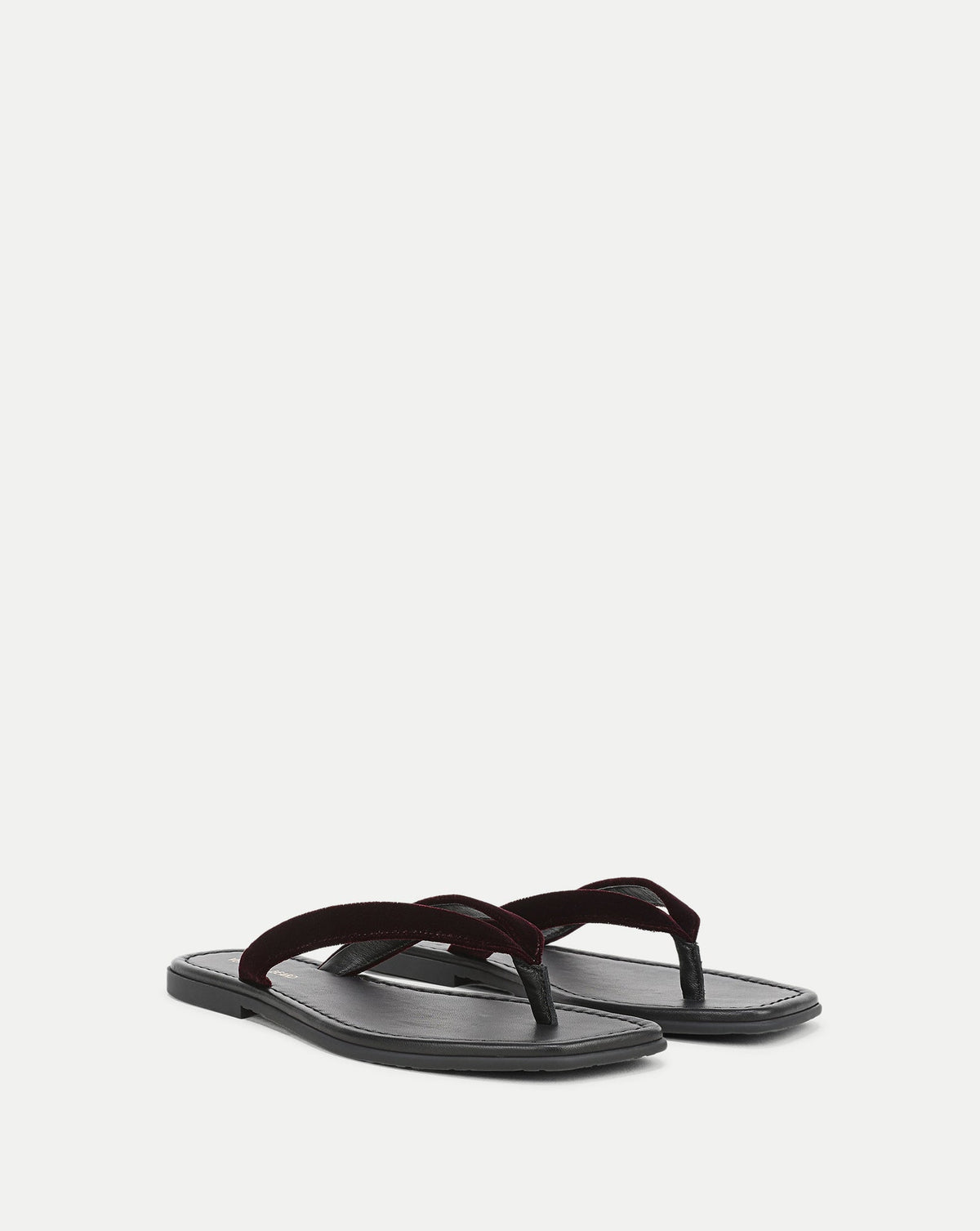 Clea Velvet Flip-Flop Sandal - Image 3