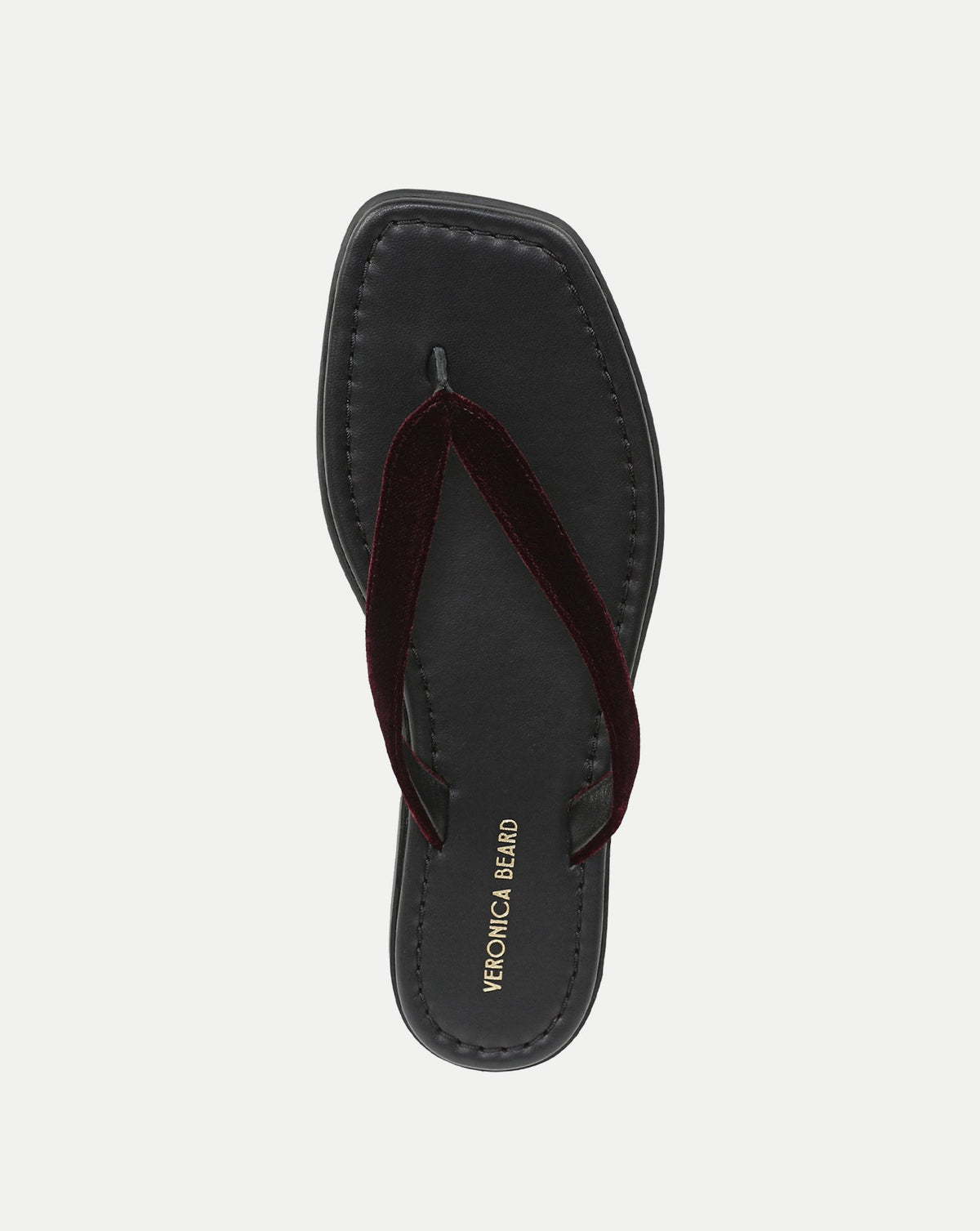 Clea Velvet Flip-Flop Sandal - Image 4