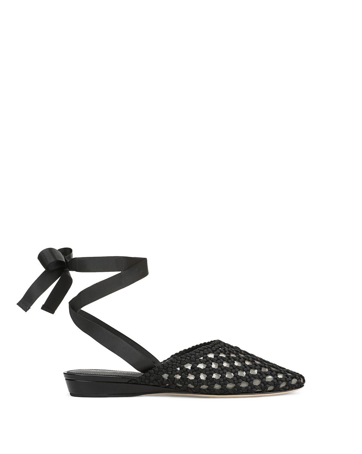 Malia Woven Satin Mule - Image 6