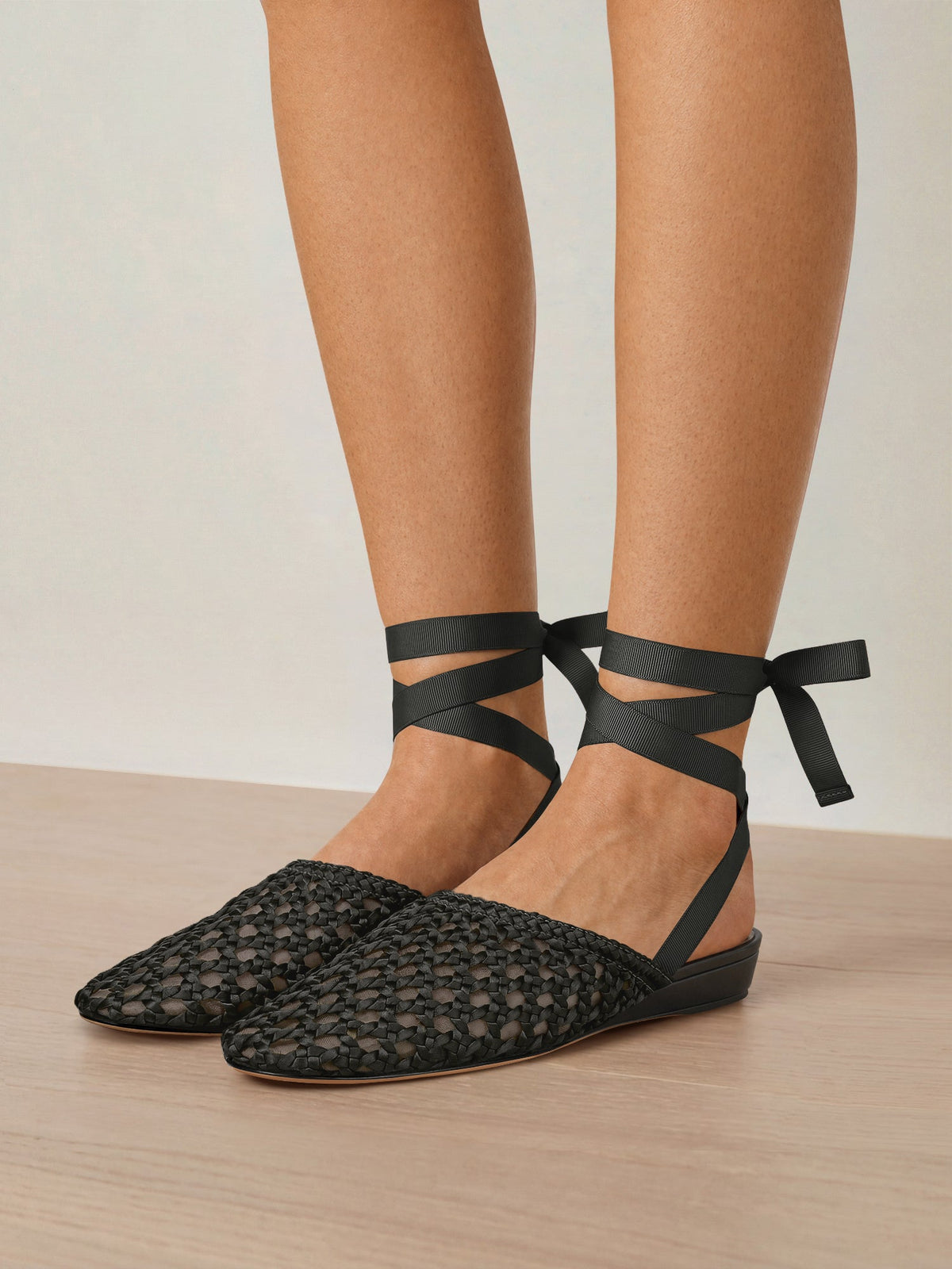 Malia Woven Satin Mule - Image 2