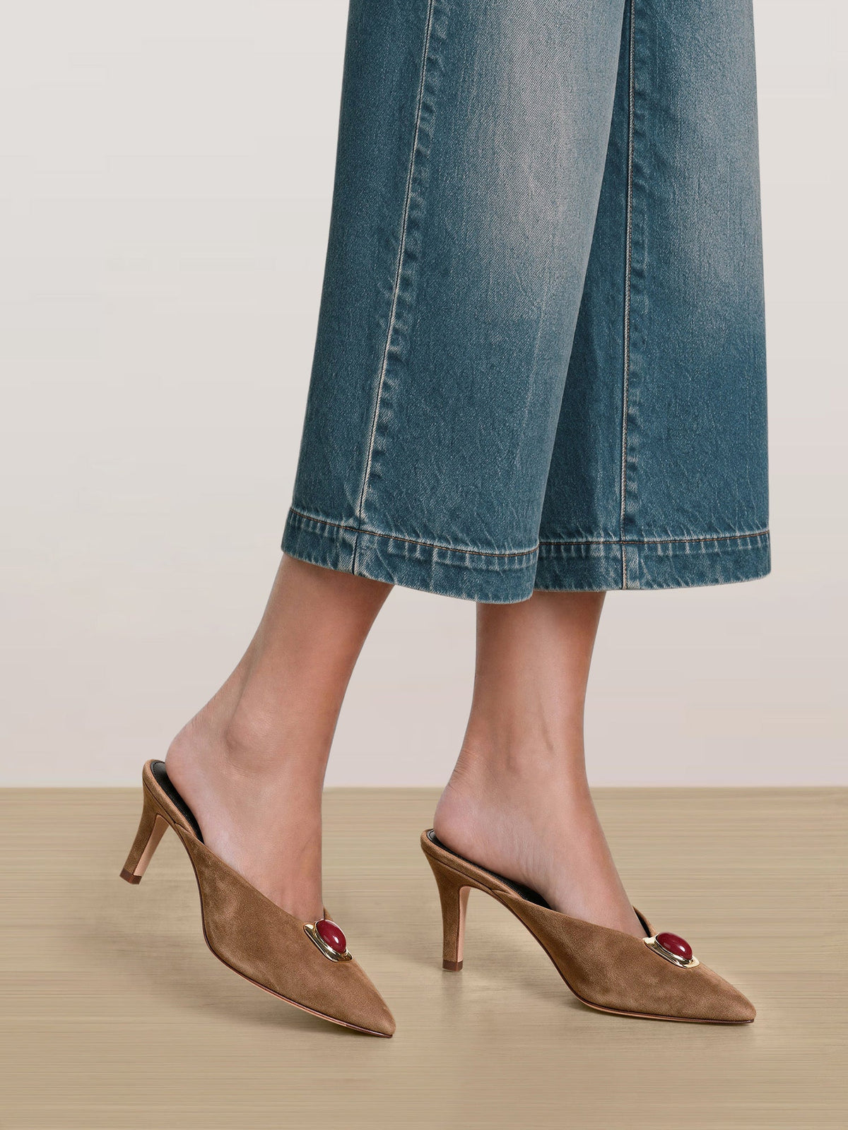 Rochelle Cabochon Mule - Image 2