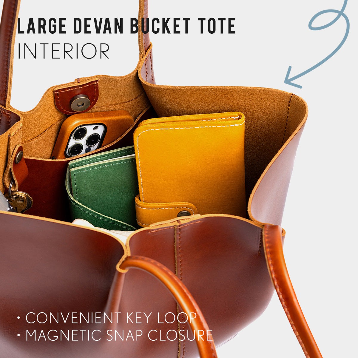 'Almost Perfect' Devan Bucket Tote - Image 165