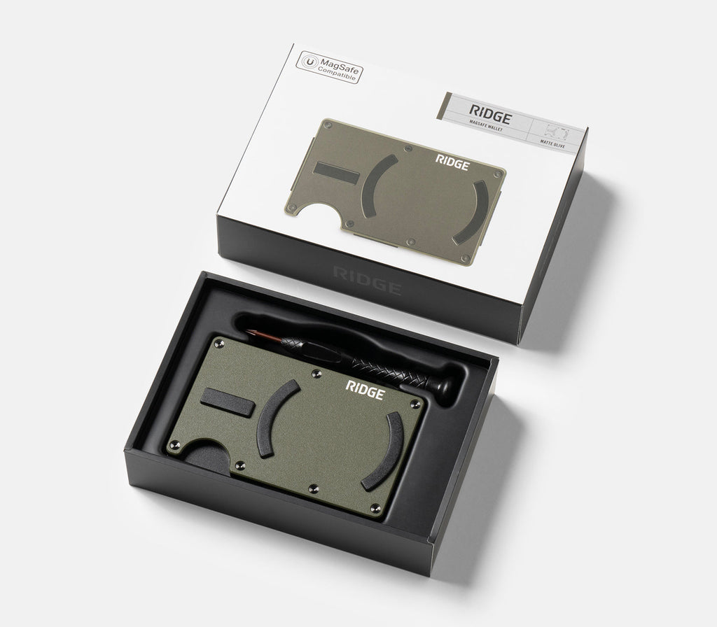 Ridge Wallet For MagSafe - Matte Olive - Image 10
