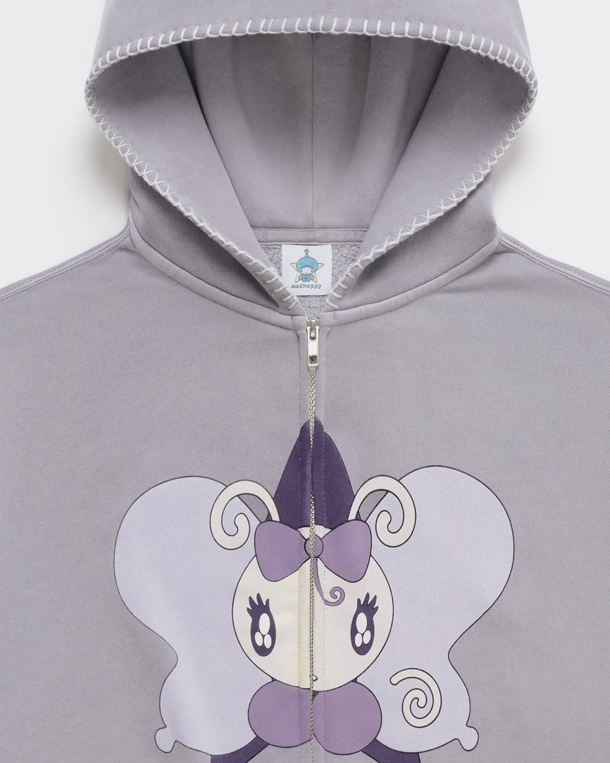 Madhappy & Friends Flutter Midweight Fleece Zip Up - Image 2