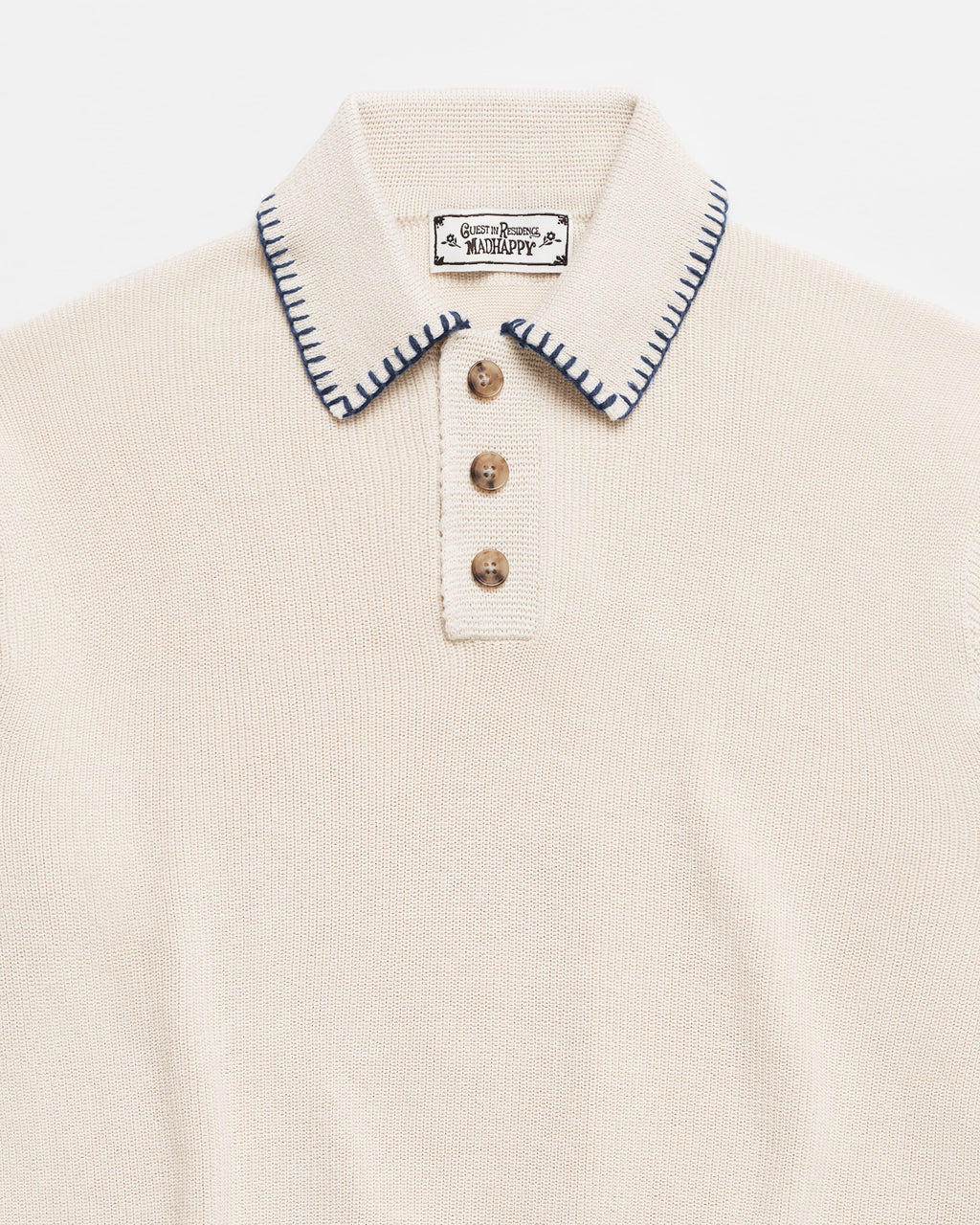 Guest In Residence Rib Knit Polo - Image 2
