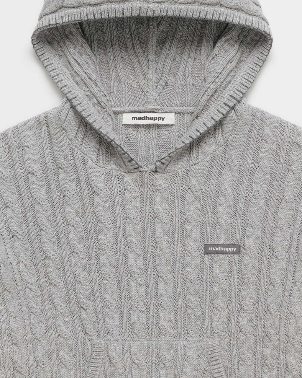 Classics Washed Cable Knit Hoodie - Image 4