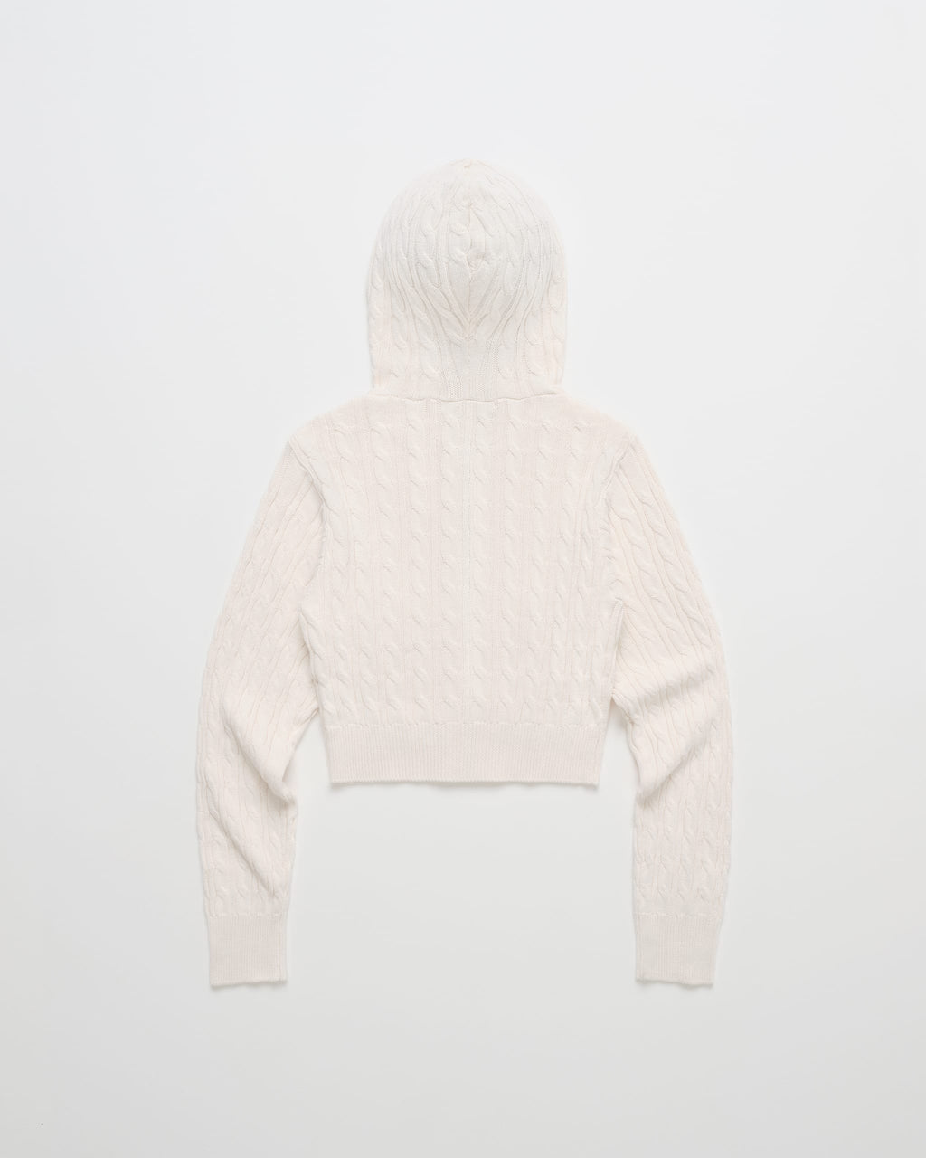 Classics Cropped Cable Knit Zip Up - Image 5