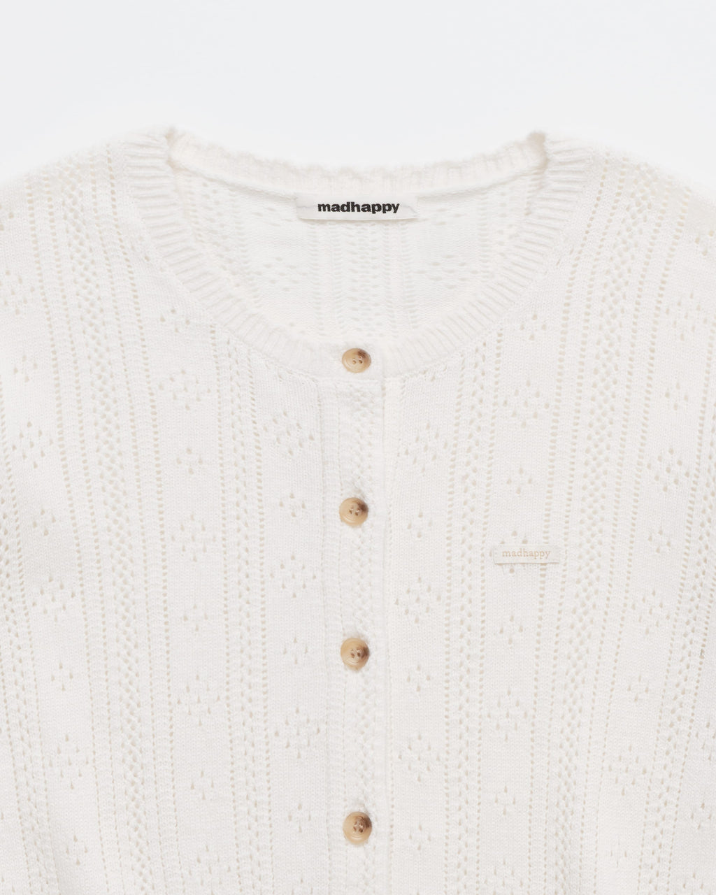 Pointelle Knit Cardigan - Image 2